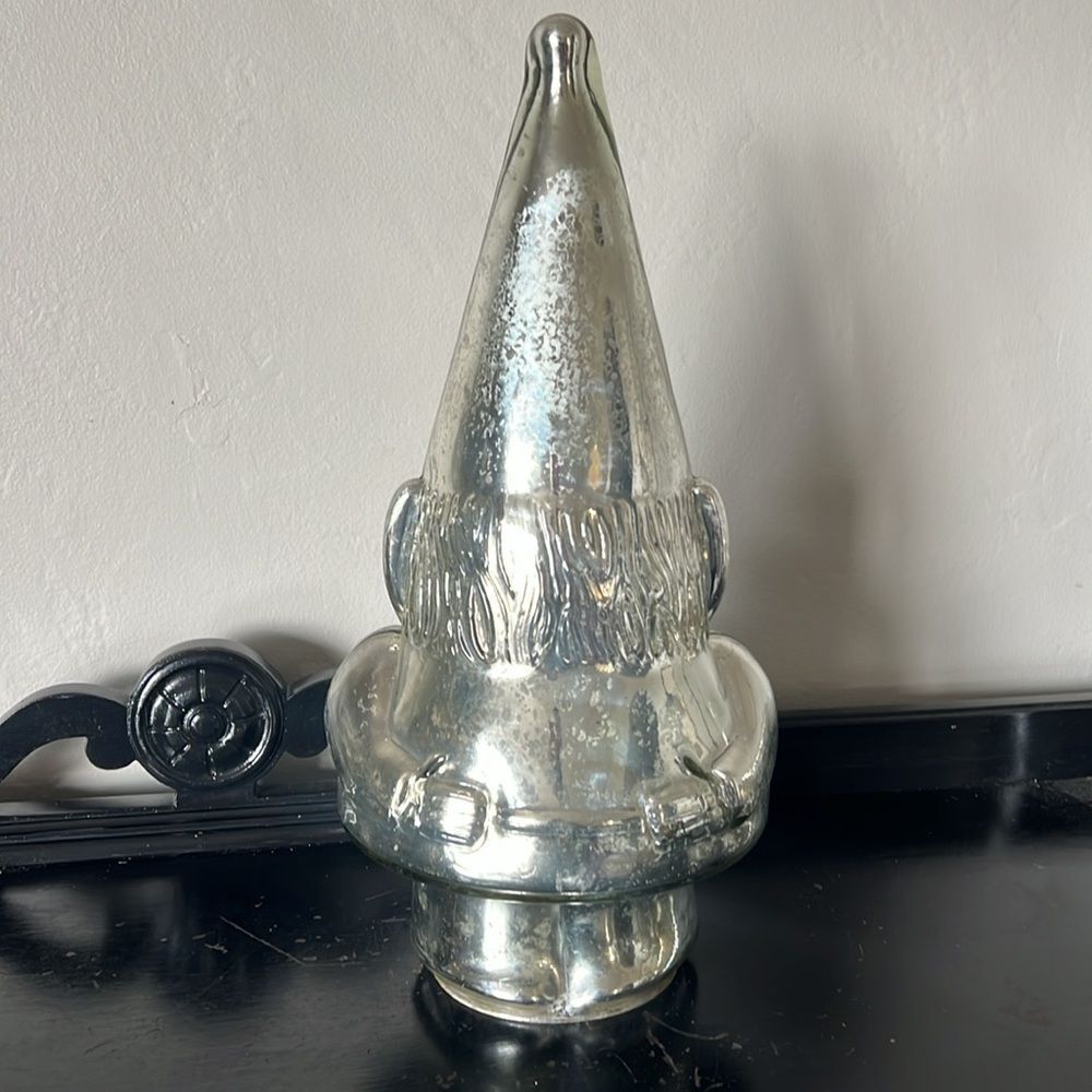 Pottery Barn Glass Santa Tree - Picture 5 of 9